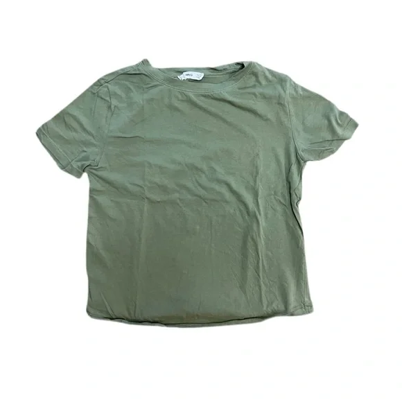 Mango basic green tee - Picture 1 of 2